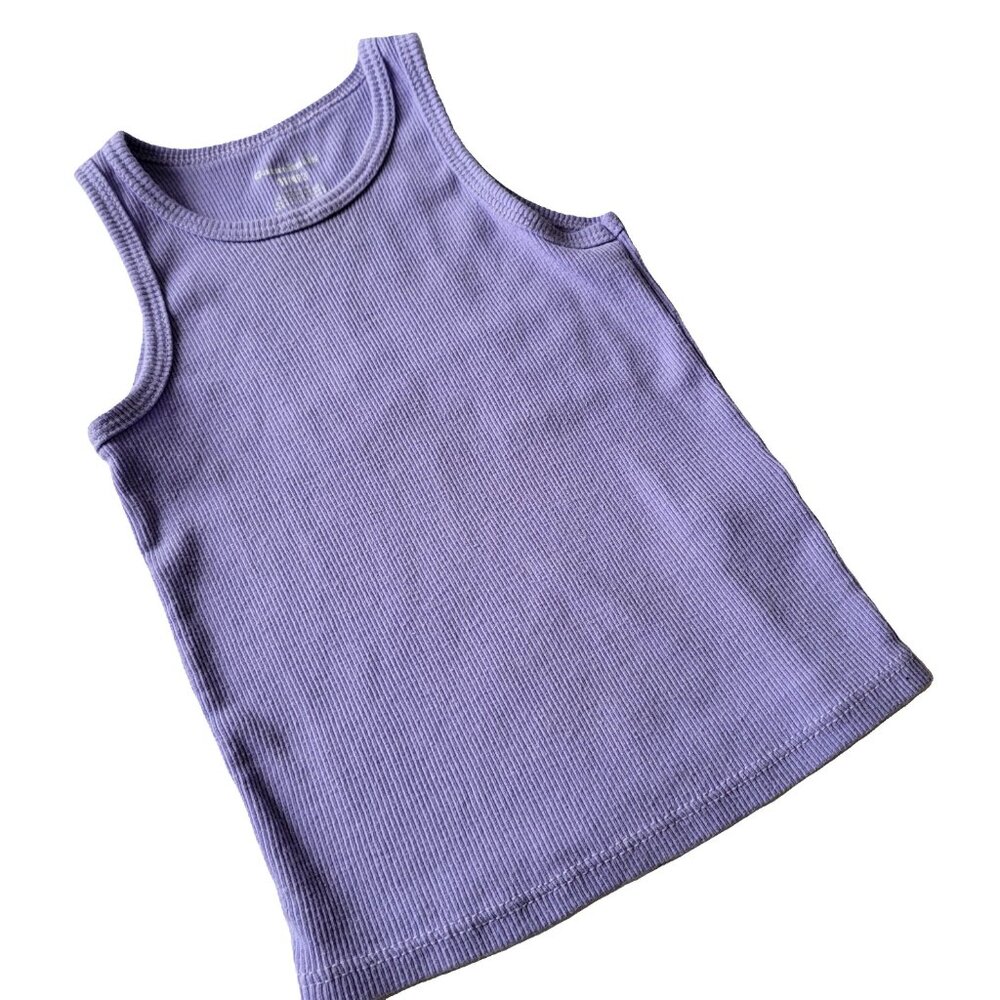 Garanimals Girls Lavender Ribbed Tank Top Size 3T - Picture 7 of 8
